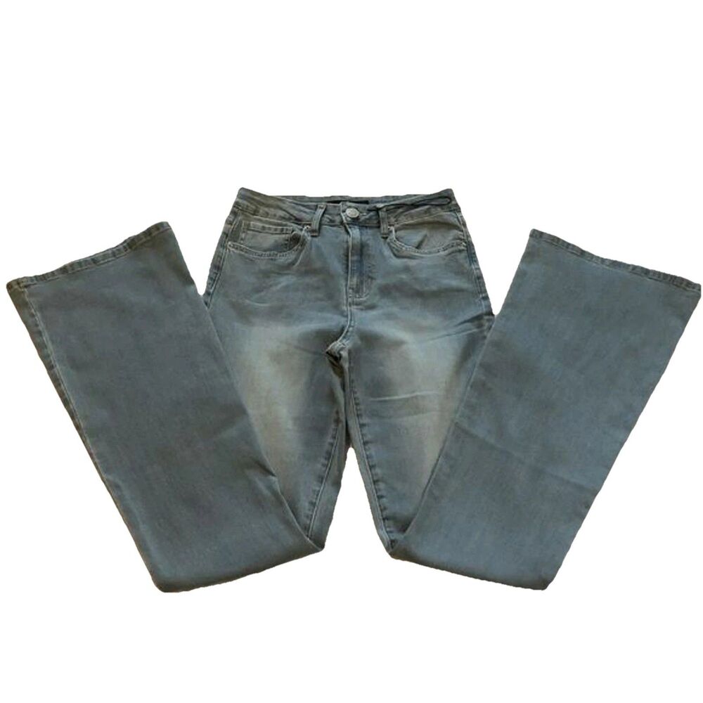 YMI Jeans, light wash, flare leg, high rise, size 9/29